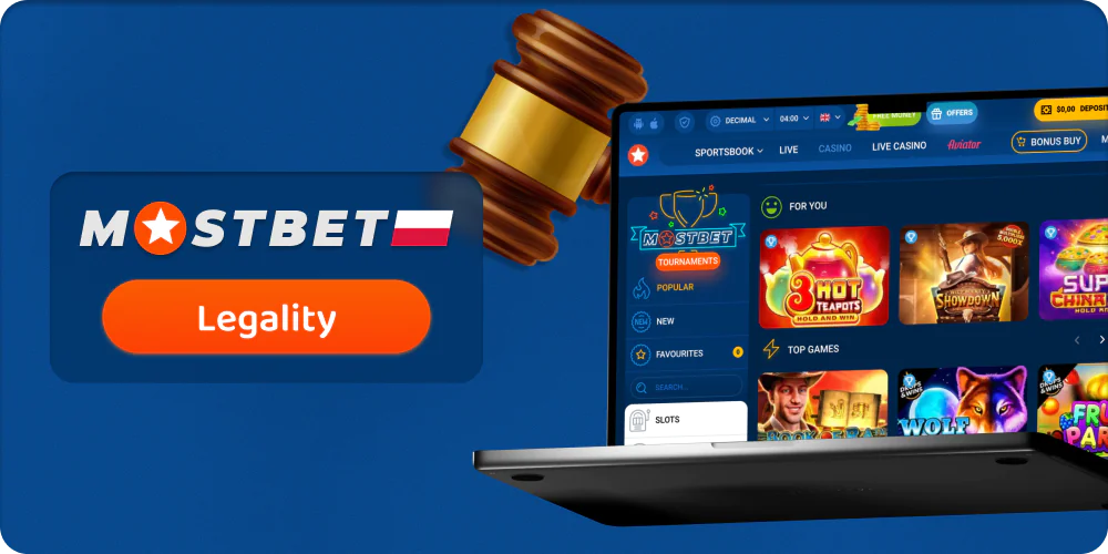 Legalność grania w gry kasynowe w Polsce z Mostbet