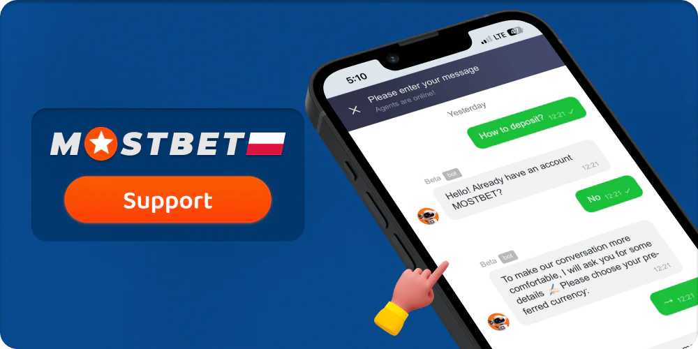 Obsługa klienta dla polskich graczy w Mostbet