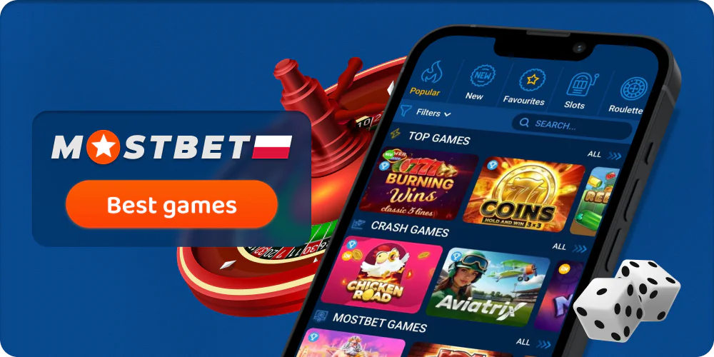 Najlepsze gry w Mostbet dla polskich graczy