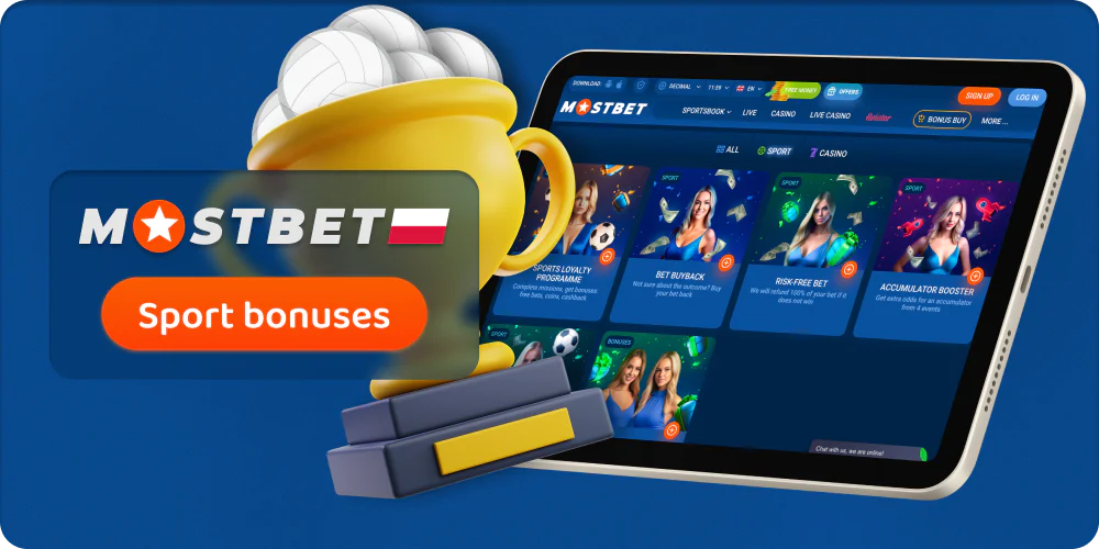 Ciesz się bonusami za zakłady sportowe w Mostbet w Polsce